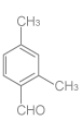 Figure: Structural formula of 2,4-dimethylbenzaldehyde