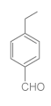 Figure: Structural formula of p-ethylbenzaldehyde