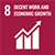 Pict: SDGs goal8 Decent work and economic growth