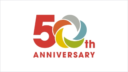 図：創立50周年ロゴ