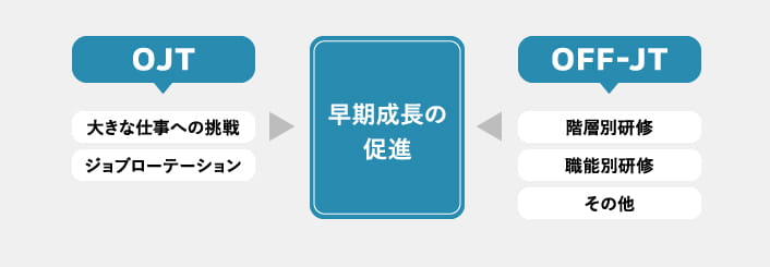 早期成長のための取り組み