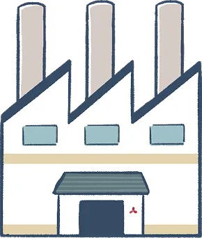 工場のイラスト