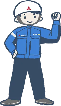 男性社員のイラスト