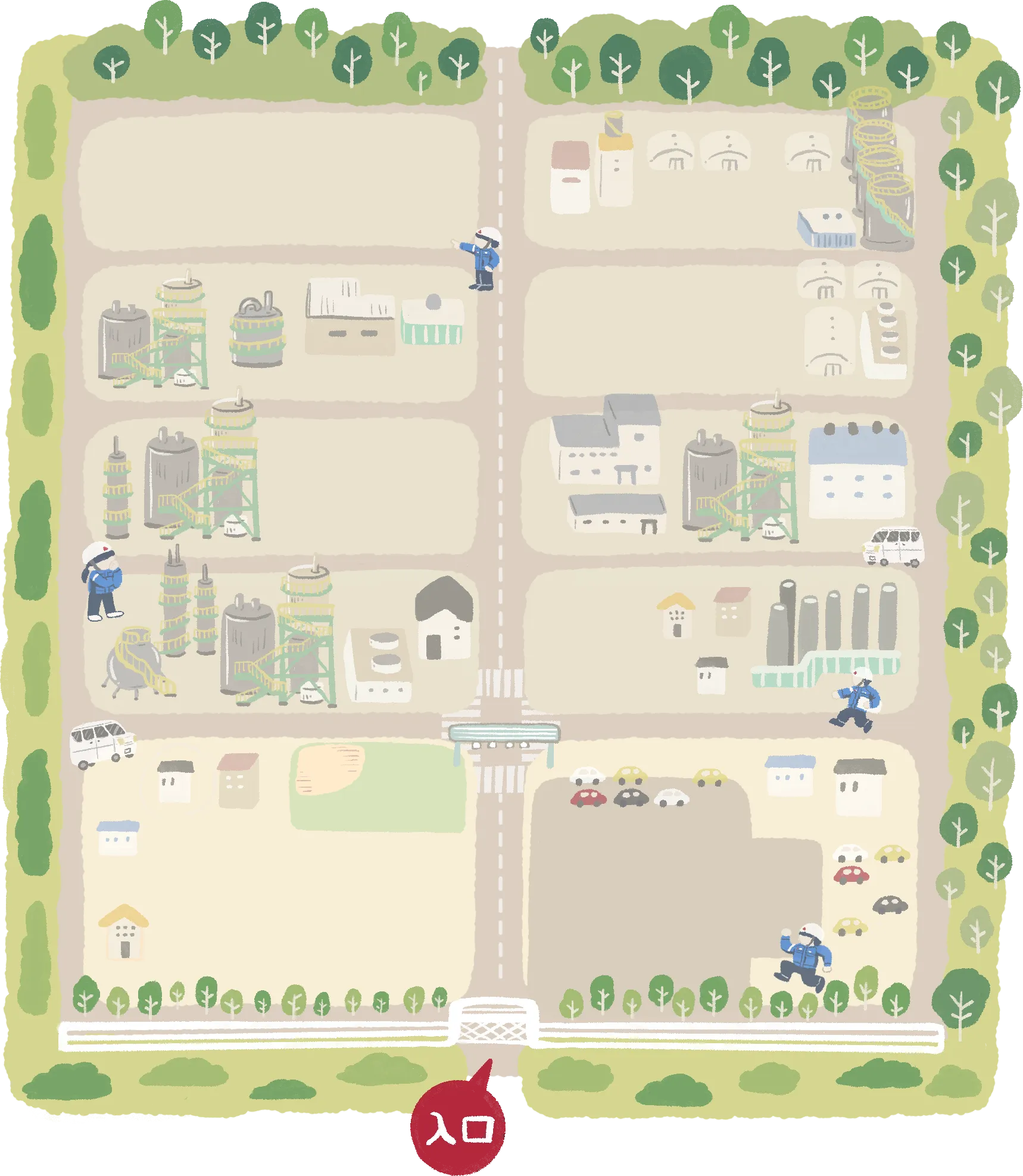 MGC鹿島工場の地図