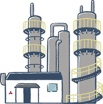 工場のイラスト