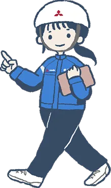 女性社員のイラスト