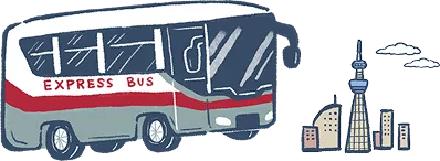 バスのイラスト