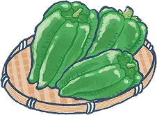 ピーマンのイラスト