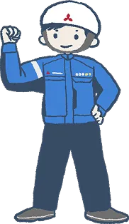 男性社員のイラスト