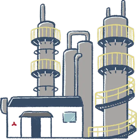工場のイラスト