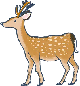 鹿のイラスト
