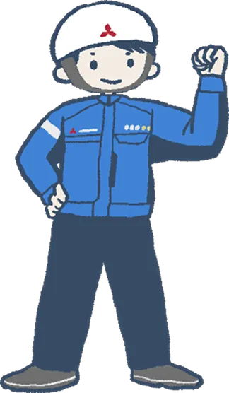 男性社員のイラスト