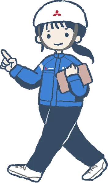 女性社員のイラスト