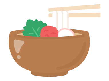 うどんのイラスト