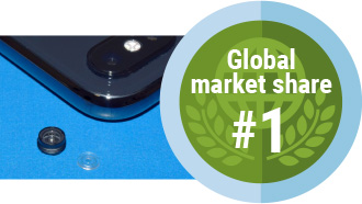Global market share #1 Optical polymer “Iupizeta™EP”