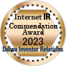 Photo: Daiwa Investor Relations Internet IR Commendation Award 2023