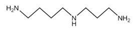 Figure: the strucutural formula of Spermidine