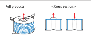 Figure: How to check for vacuum of roll products