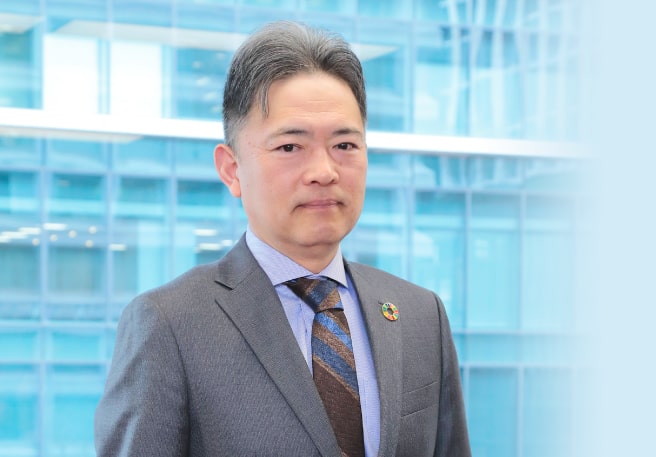 photo: Director in Charge of Sustainability, Motoyasu Kitagawa