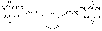 図：多官能エポキシ樹脂「TETRAD-X」の構造式
