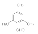 図：2,4,6-トリメチルベンズアルデヒドの構造式