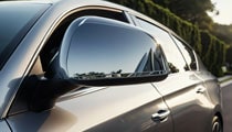 写真：車のサイドミラー