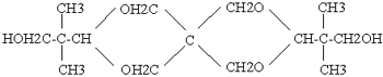 図：スピログリコールの構造式